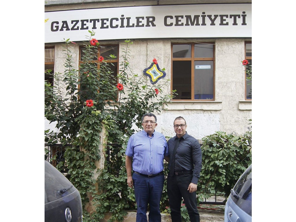 GAZETECİLER CEMİYETİ BAŞKANI ZİYARETİ