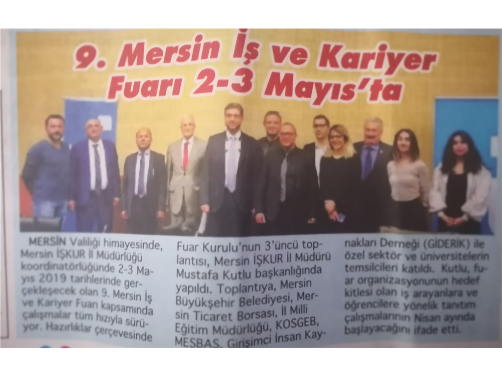 9. MERSİN İŞ ve KARİYER FUARI