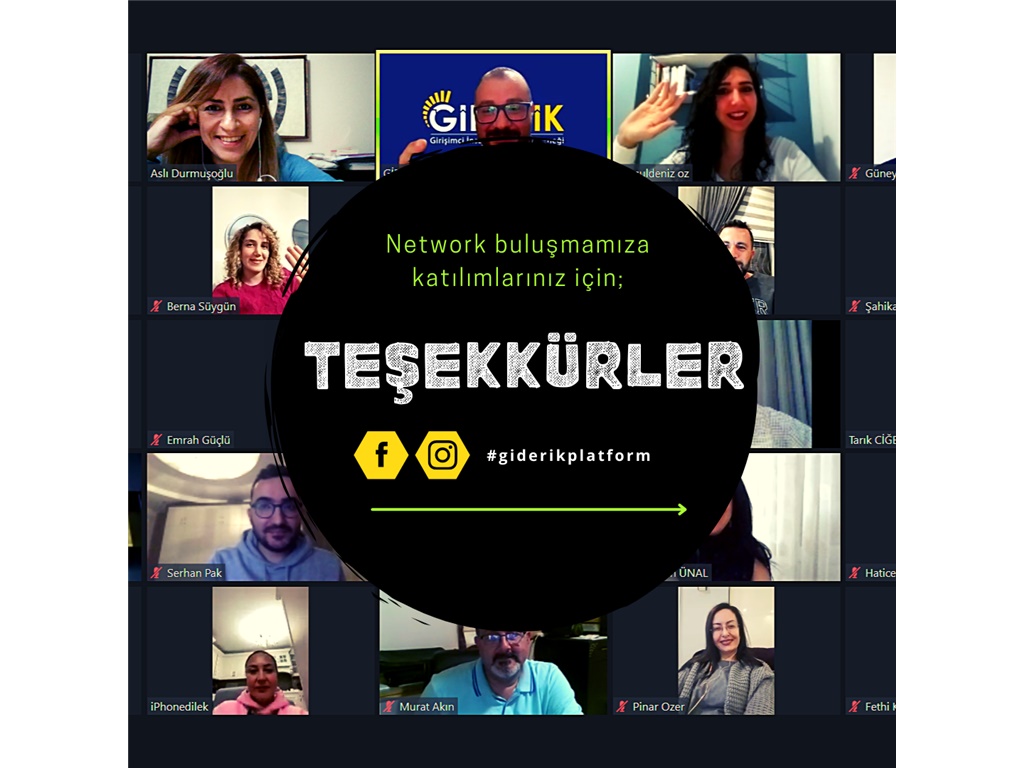 GİDERİK-Network Buluşması Gerçekleşti-Online Buluşma