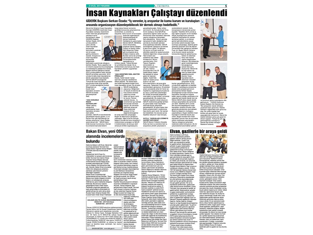 İNSAN KAYNAKLARI ÇALIŞTAYI DÜZENLENDİ