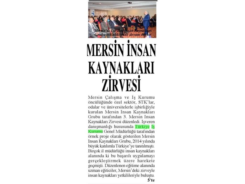 İNSAN KAYNAKLARI YÖNETİMİ