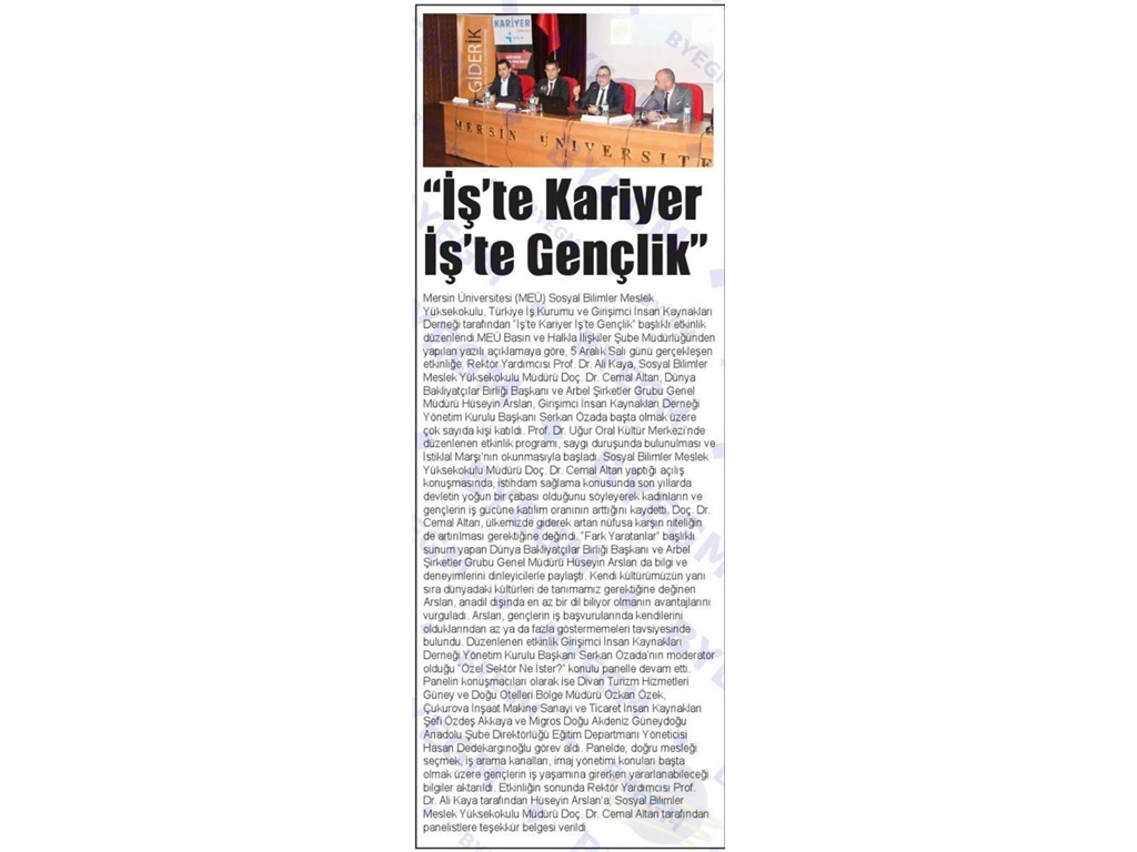 DENEYİM PAYLAŞIMI