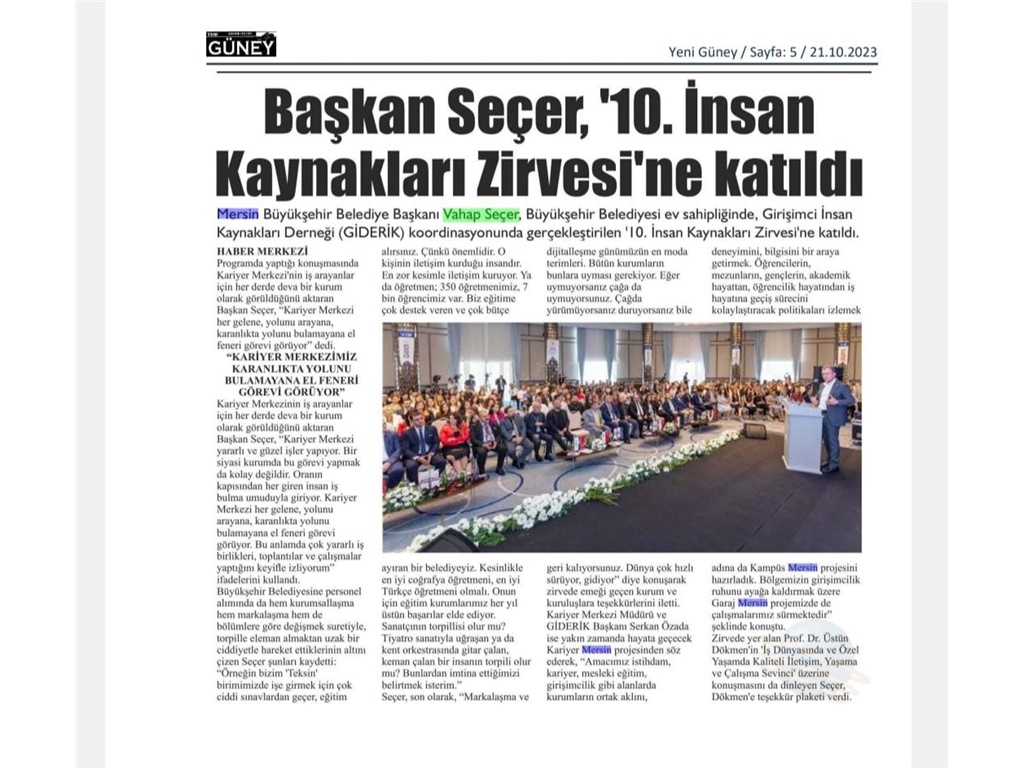 İKZ-10 GÜNEY GAZETESİ