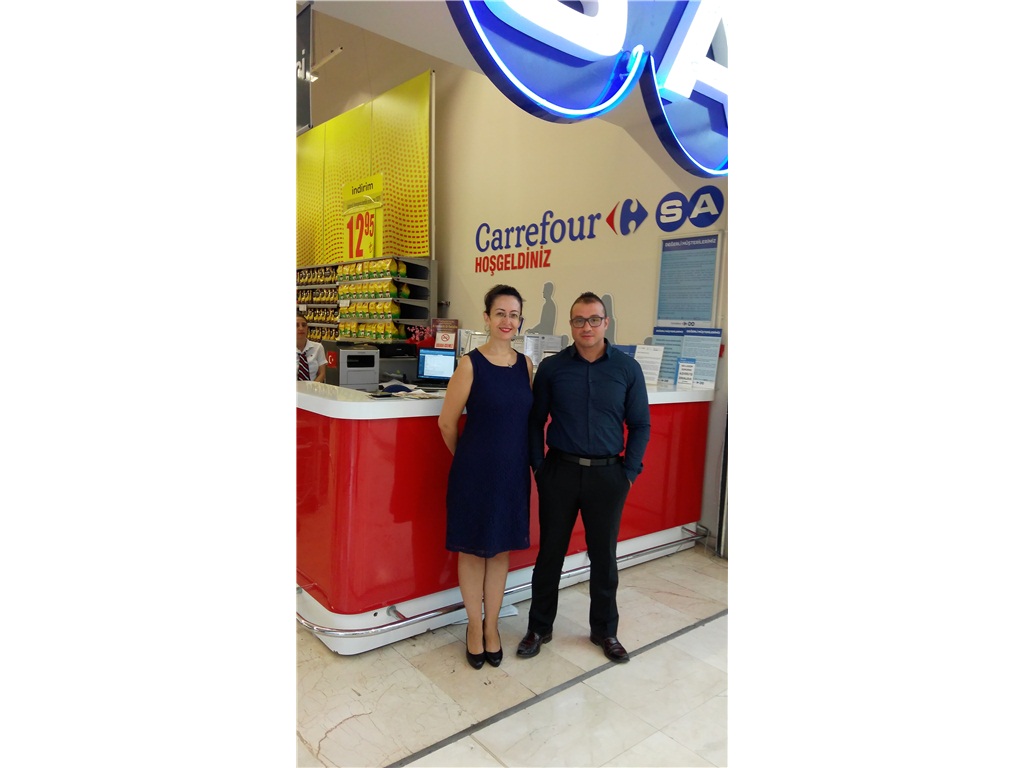 CARREFOURSA ZİYARET EDİLDİ