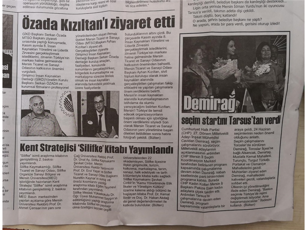 MTSO BAŞKANI AYHAN KIZILTAN ZİYARET ETTİK