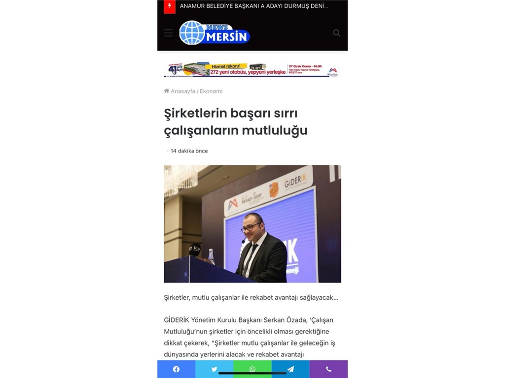 ÇALIŞAN MUTLULUĞU-NEWS MERSİN