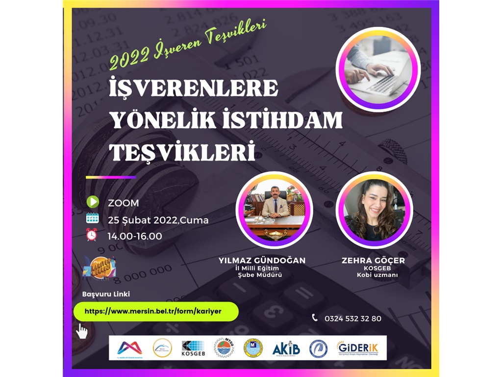 İŞVERENLERE YÖNELİK İSTİHDAM TEŞVİKLERİ SEMİNERİ