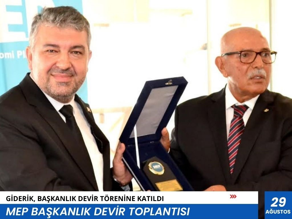 MEP BAŞKANLIK DEVİR TÖRENİNE KATILDIK 29Ağustos 2025